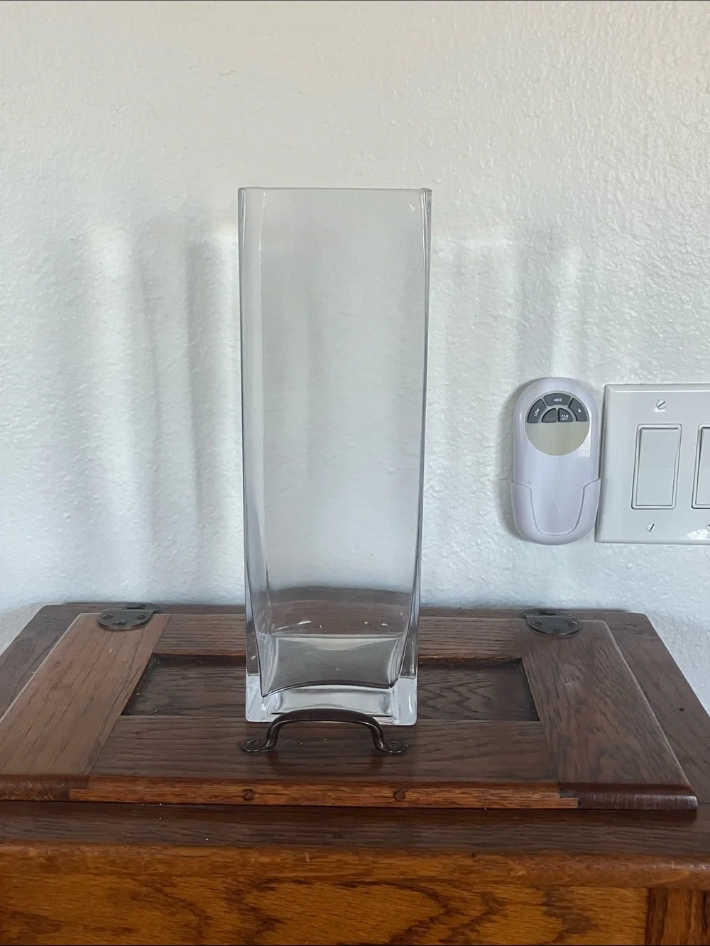 Square Glass Vase Flower Vase